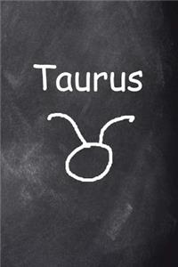 Taurus Symbol Zodiac Sign Horoscope Journal Chalkboard