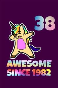 Dabbing Unicorn Awesome Since 1985 35th Birthday