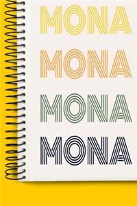 Name MONA A beautiful personalized