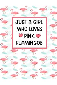 Just A Girl Who Loves Pink Flamingos