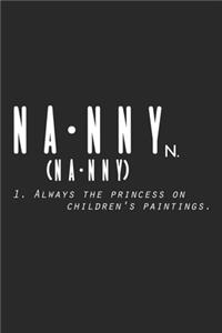 Nanny - Always The Princess On Children's Paintings