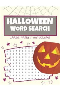 Halloween Word Search