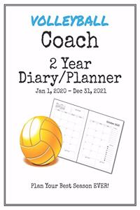 Volleyball Coach 2020-2021 Diary Planner