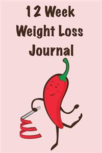 12 Week Weight Loss Journal