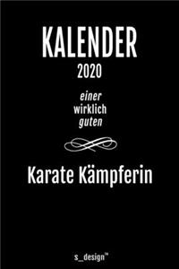 Kalender 2020 für Karate Kämpfer / Karate Kämpferin