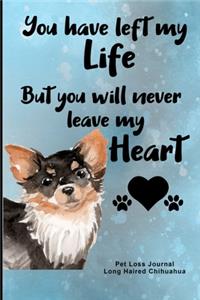 Pet Loss Journal Long Haired Chihuahua