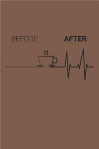 Before and After Coffee