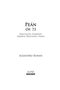 Peán, Op. 73