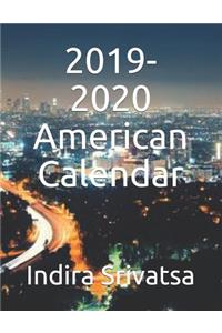 2019-2020 American Calendar