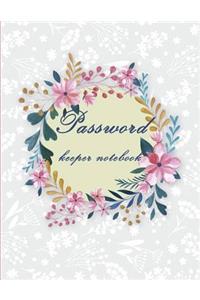 Password keeper notebook