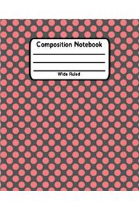 Composition Notebook Wide Ruled