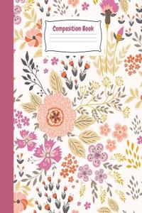 Floral Bloom Primary Journal Story Composition Book