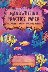 Handwriting Practice Paper
