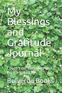 My Blessings and Gratitude Journal