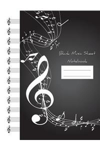 Blank Music Sheets Notebook