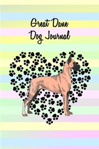 Great Dane Dog Journal