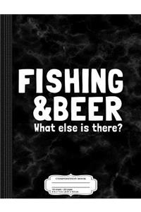 Funny Fishing Composition Notebook
