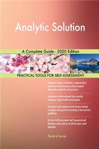 Analytic Solution A Complete Guide - 2020 Edition