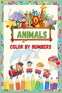 Animals Color by Numbers