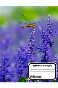 Dragonfly composition book