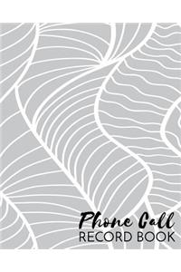 Phone Call Record Book
