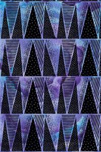 Bullet Journal Notebook Abstract Triangles Pattern 3