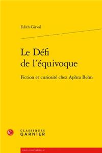 Le Defi de l'Equivoque