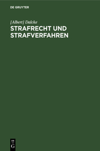 Strafrecht Und Strafverfahren