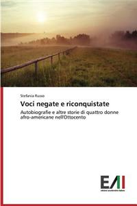 Voci negate e riconquistate