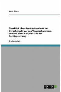 Überblick über den Rechtsschutz im Vergaberecht vor den Vergabekammern anhand eines Beispiels aus der Rechtsprechung