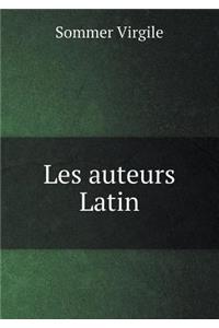 Les auteurs Latin
