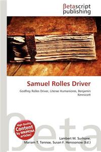 Samuel Rolles Driver