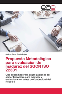 Propuesta Metodológica para evaluación de madurez del SGCN ISO 22301