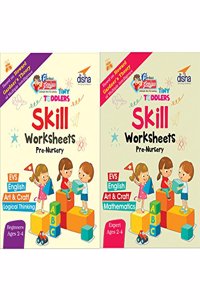 Perfect Genius Tiny Toddlers Skill Based Worksheets for Pre-Nursery - Science, Maths, Art, Craft, English (Ages 2-4)