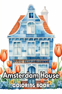 Amsterdam House Coloring Book