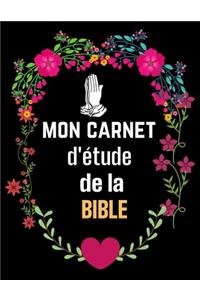 Mon carnet d'étude de la Bible