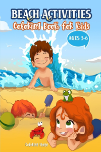 Beach Activities Coloring Book for kids
