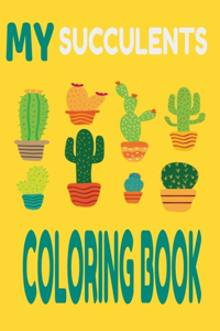 My succulents coloring book