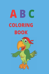 ABC coloring book: high-quality black&white Alphabet coloring book for kids ages 2-6.