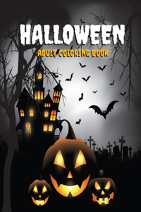 Halloween Adult Coloring Book