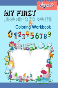 My First Learning to Write & Coloring Workbook