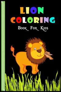 Lion Coloring Book For Kids.