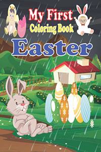 My First Coloring Book Easter