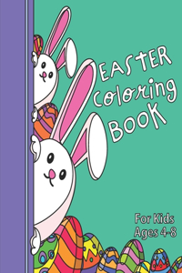 Easter coloring book for kids ages 4-8