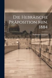 Die Hebräische Präposition Min. 1884