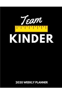 Team Kinder 2020 Weekly Planner