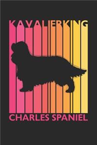 Vintage Cavalier King Charles Spaniel Notebook - Gift for Dog Lovers - Cavalier King Charles Spaniel Journal