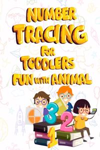 Number Animal Tracing for Toddlers.