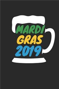 Mardi Gras Notebook - Mardi Gras 2019 Beer Mardi Gras Parade - Mardi Gras Journal - Mardi Gras Diary