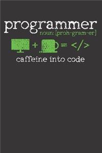 PROGRAMMER Notebook Journal